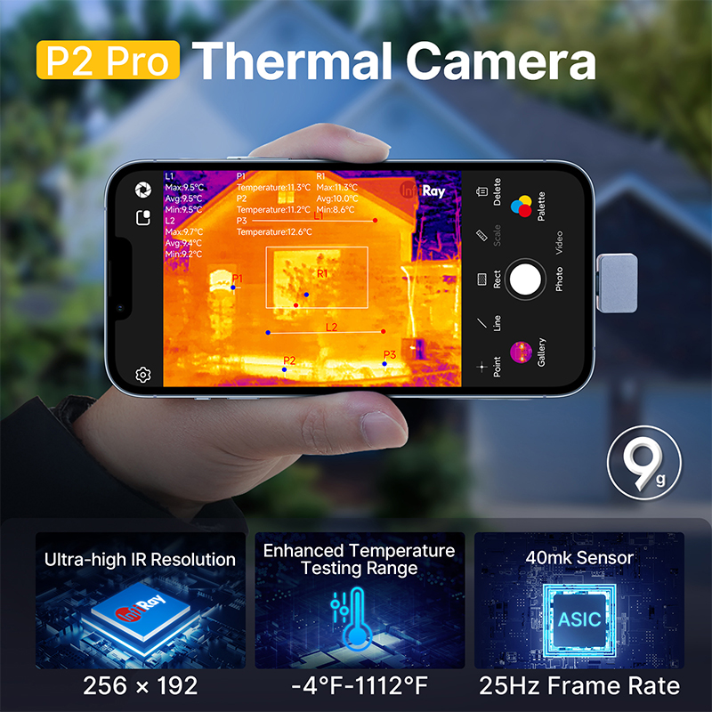 Infiray P2 Pro Thermal Camera  - Nf 521 Thermal Imaging Camera 评论和价格