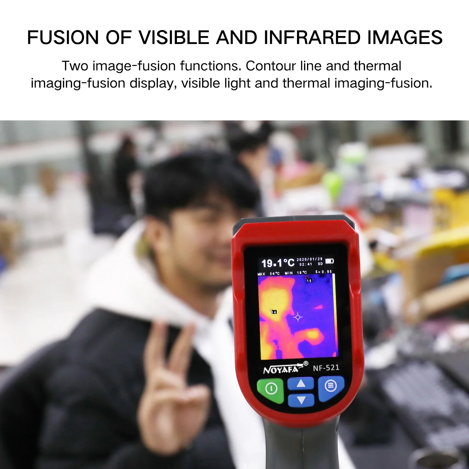 NF-521 Handheld Infrared Therm - Nf 521 Thermal Imaging Camera 评论和价格